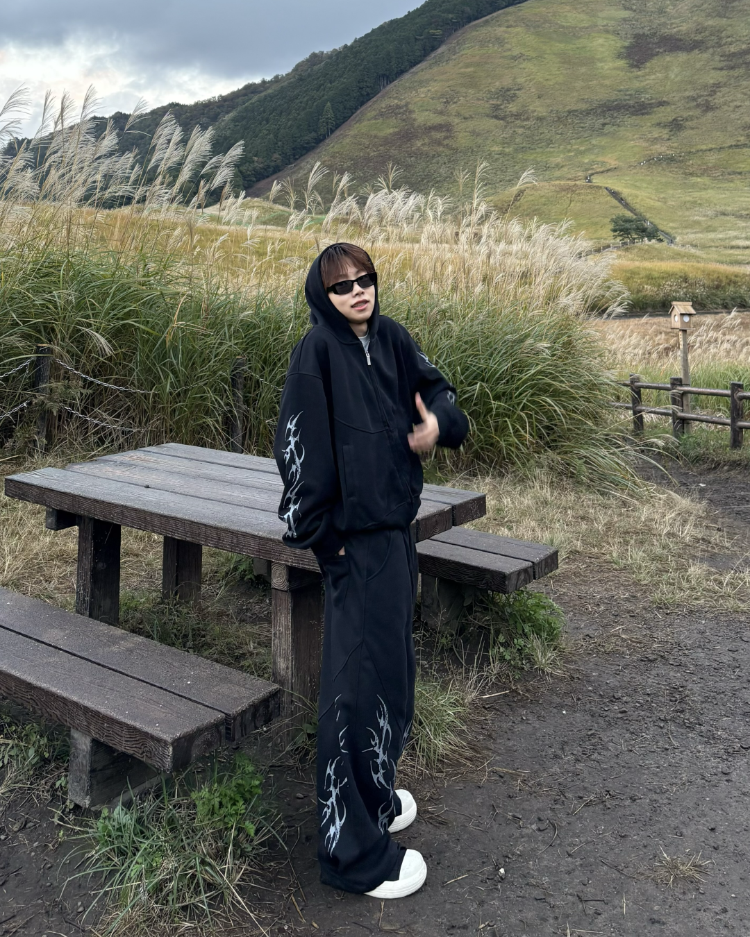 【即納】ヴィンテージ加工スウェットセットアップ(上下別売り) WG5002