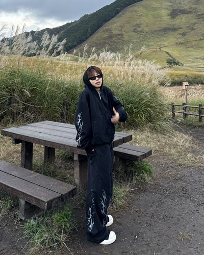 【即納】ヴィンテージ加工スウェットセットアップ(上下別売り) WG5002