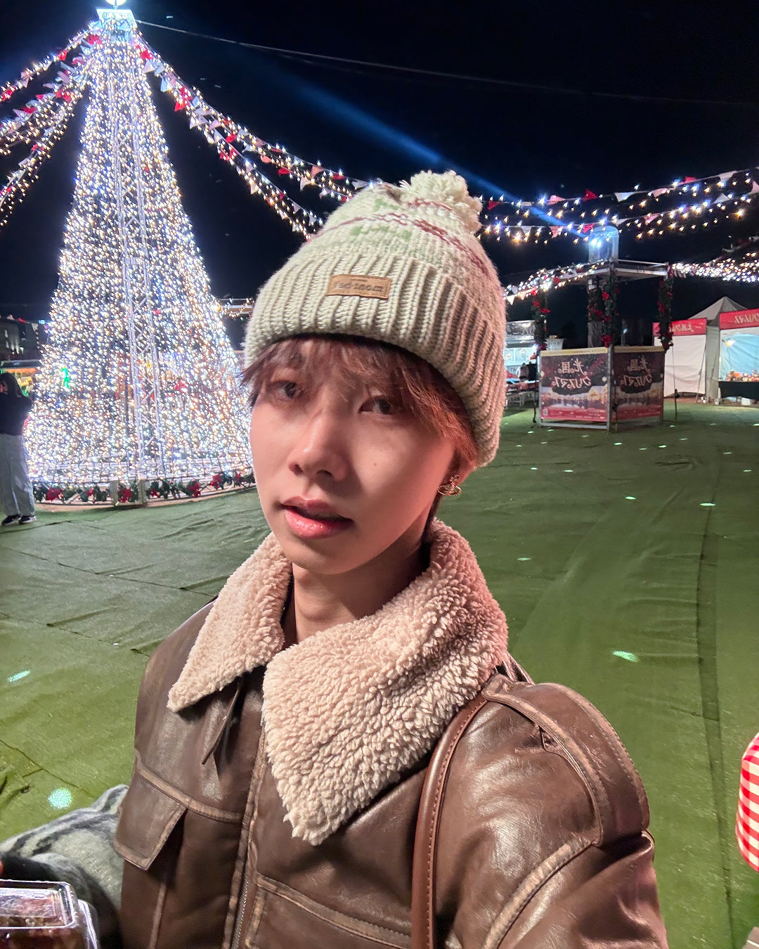 【即納】ボア襟PUレザーブルゾンジャケットWG5017