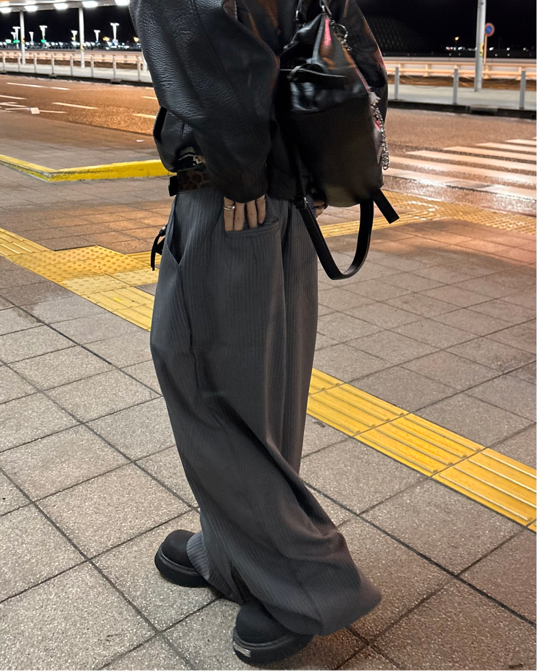 即納】ピンストライプスラックス WG5019 – YOLO（ヨロ）｜ファッション通販