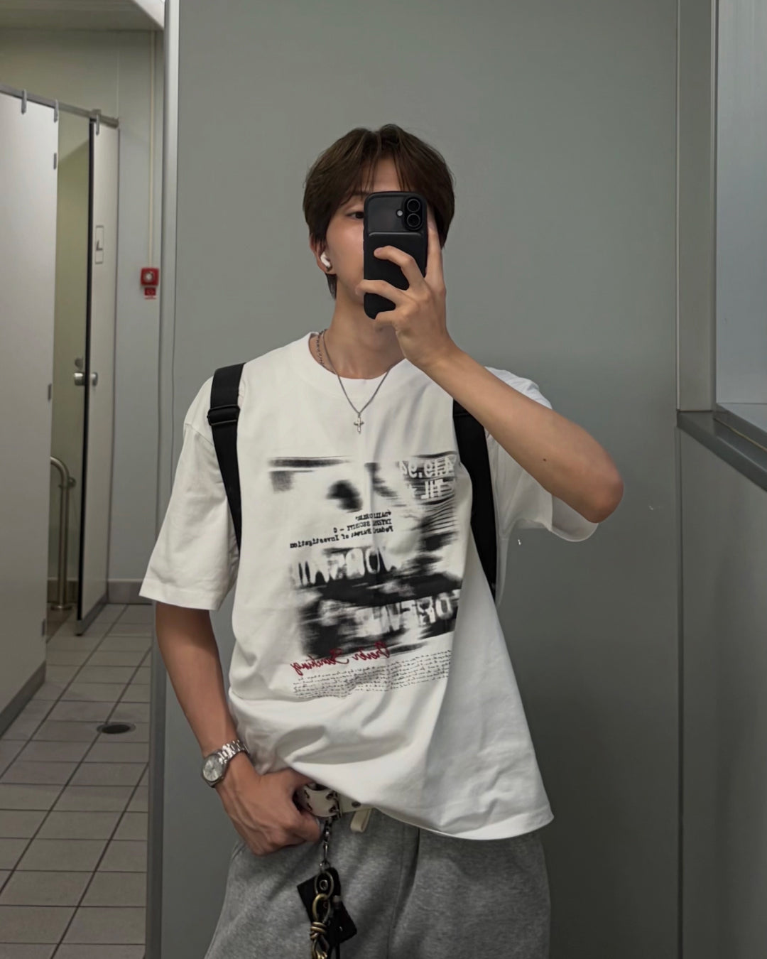 【即納】グラフィックフォトTシャツ WG5020