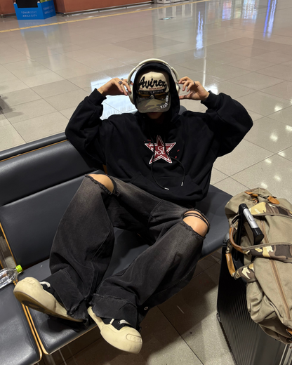 【11/25 19:00販売開始 オリジナル 即納】スタッズグラフィックデザインパーカー WG6000