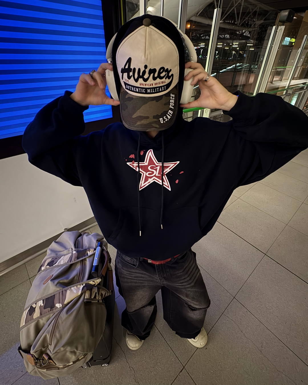 【11/25 19:00販売開始 オリジナル 即納】スタッズグラフィックデザインパーカー WG6000