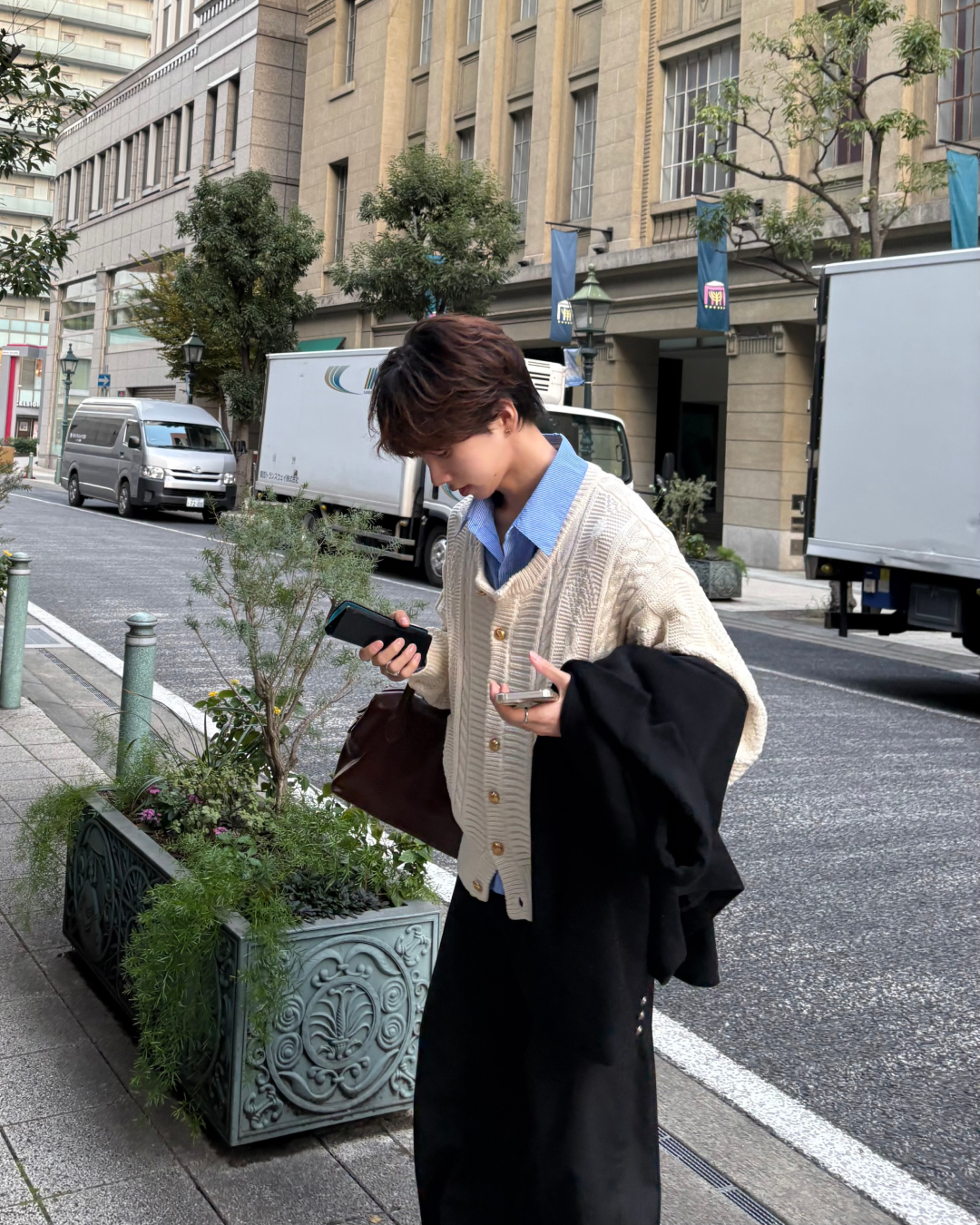 【11/25 19:00販売開始 オリジナル 即納】カラーレスアランニットカーディガン WG6001