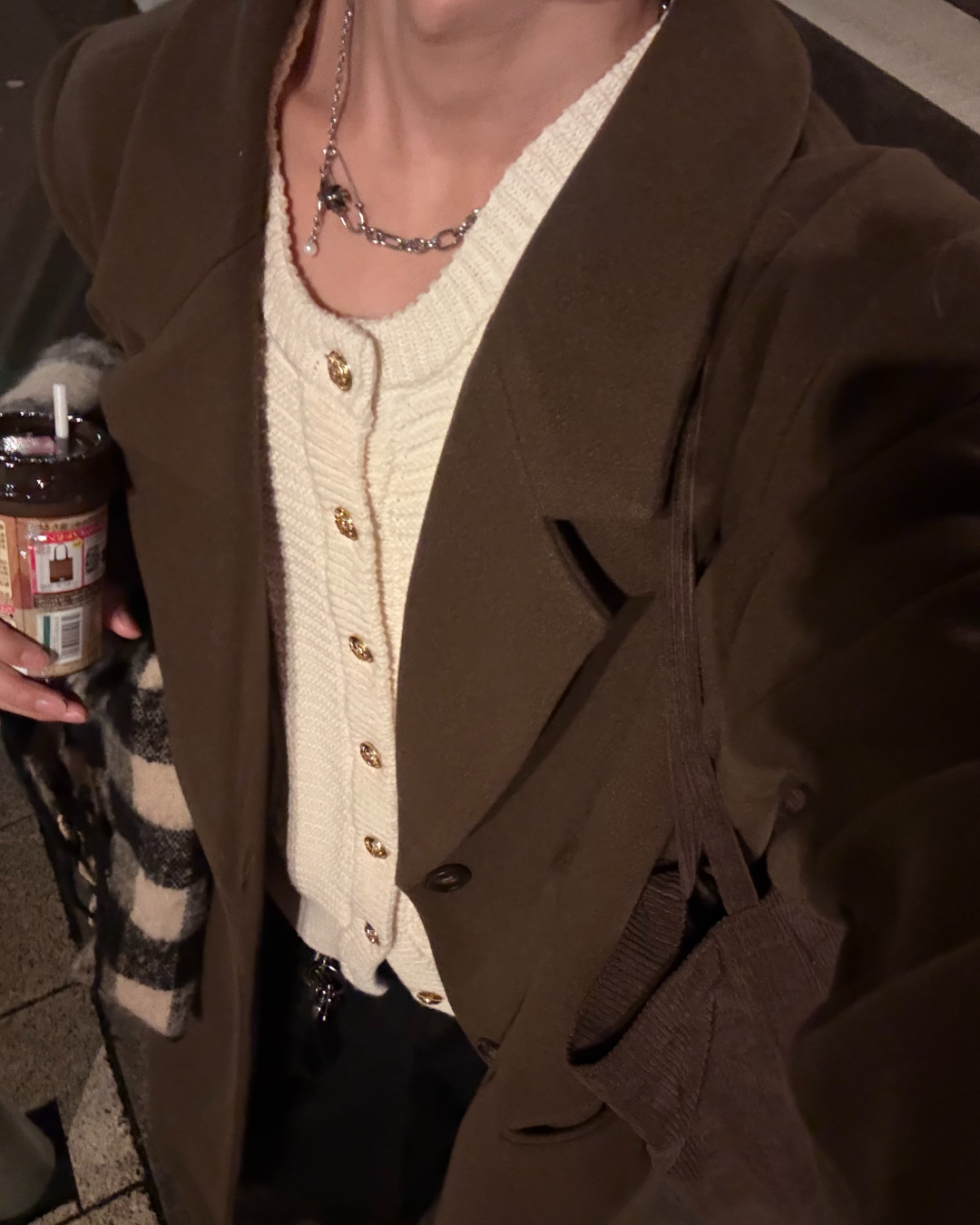 【11/25 19:00販売開始 オリジナル 即納】カラーレスアランニットカーディガン WG6001