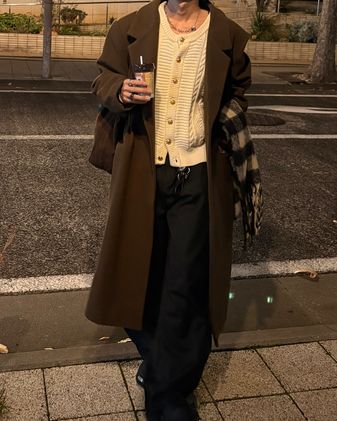 【11/25 19:00販売開始 オリジナル 即納】カラーレスアランニットカーディガン WG6001