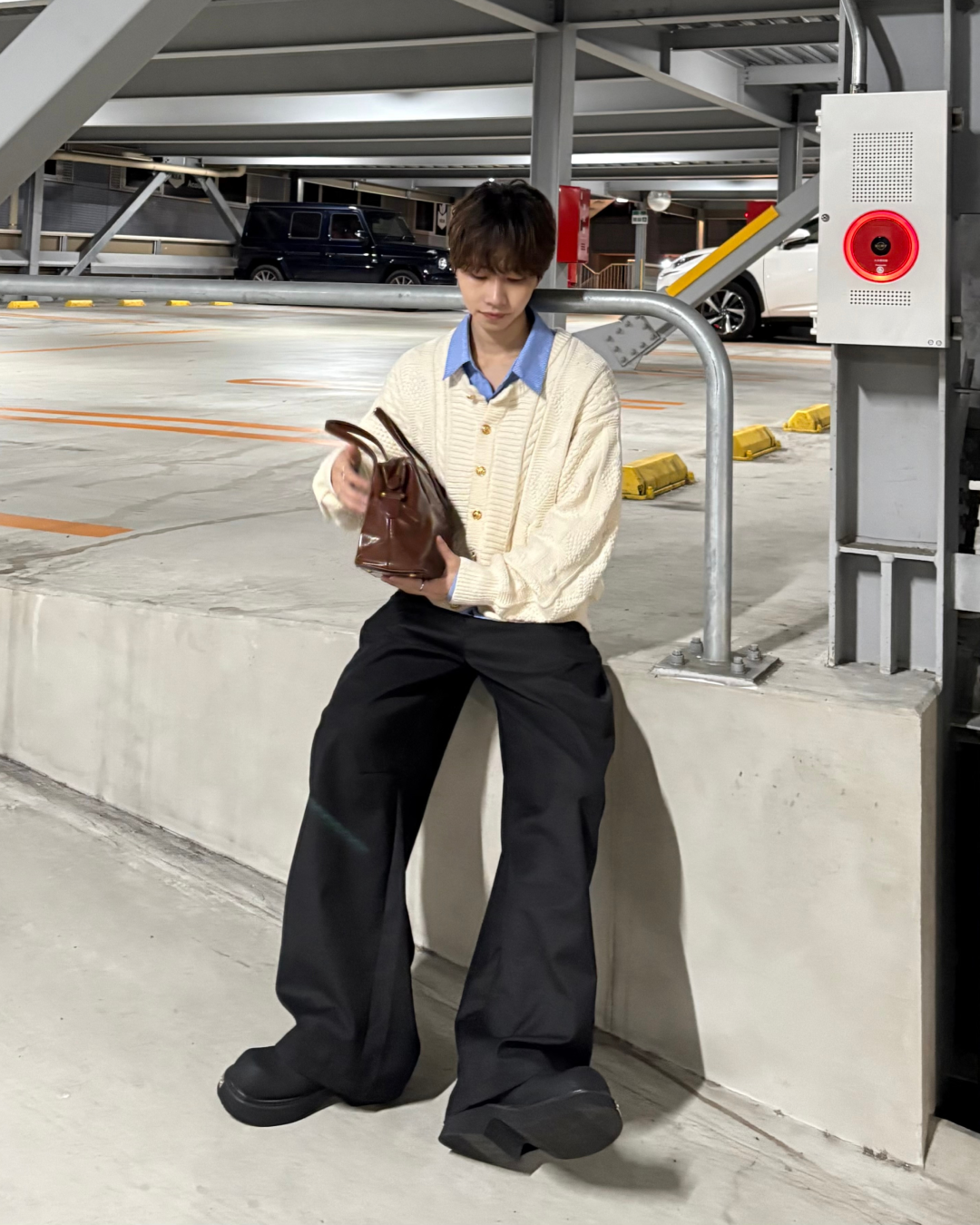 【11/25 19:00販売開始 オリジナル 即納】カラーレスアランニットカーディガン WG6001