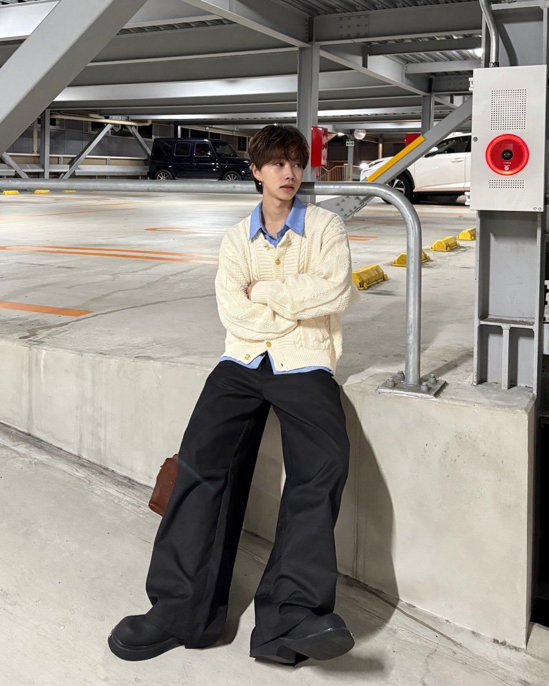 【11/25 19:00販売開始 オリジナル 即納】カラーレスアランニットカーディガン WG6001