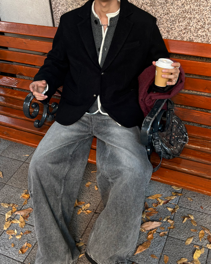 【11/25 19:00販売開始 オリジナル 即納】ウールテーラードジャケット WG6002