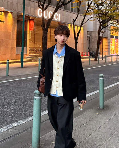 【11/25 19:00販売開始 オリジナル 即納】ウールテーラードジャケット WG6002