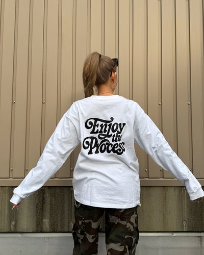 レトログラフィックプリントロングTシャツ WK0024