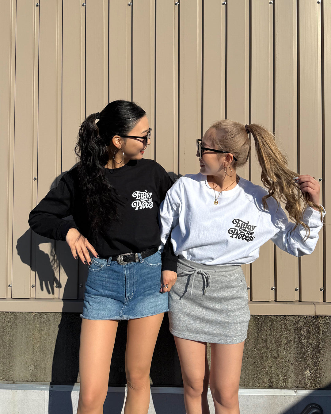 レトログラフィックプリントロングTシャツ WK0024
