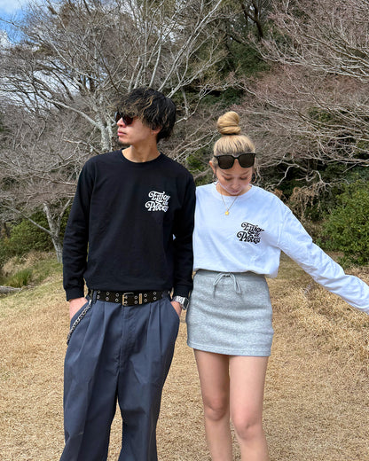 レトログラフィックプリントロングTシャツ WK0024
