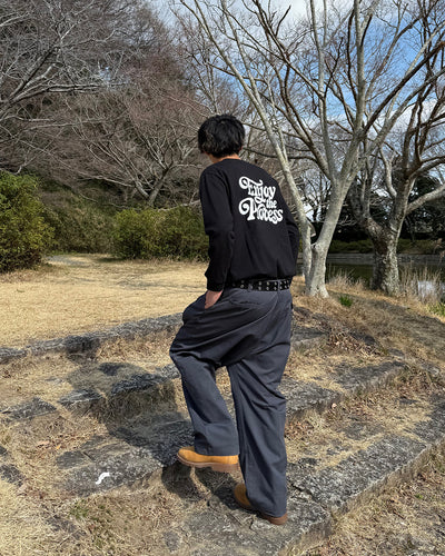 レトログラフィックプリントロングTシャツ WK0024