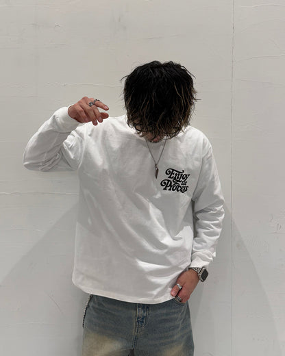 レトログラフィックプリントロングTシャツ WK0024