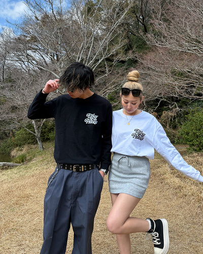 レトログラフィックプリントロングTシャツ WK0024