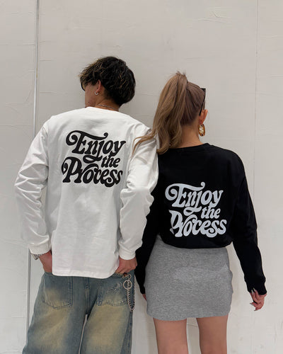 レトログラフィックプリントロングTシャツ WK0024