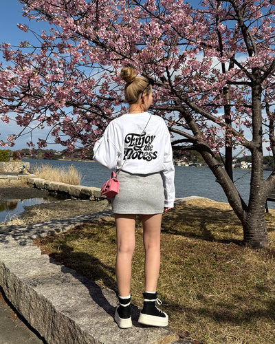 レトログラフィックプリントロングTシャツ WK0024