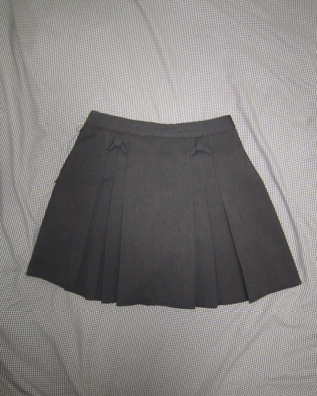 Ribbon pleated skirt WL0005