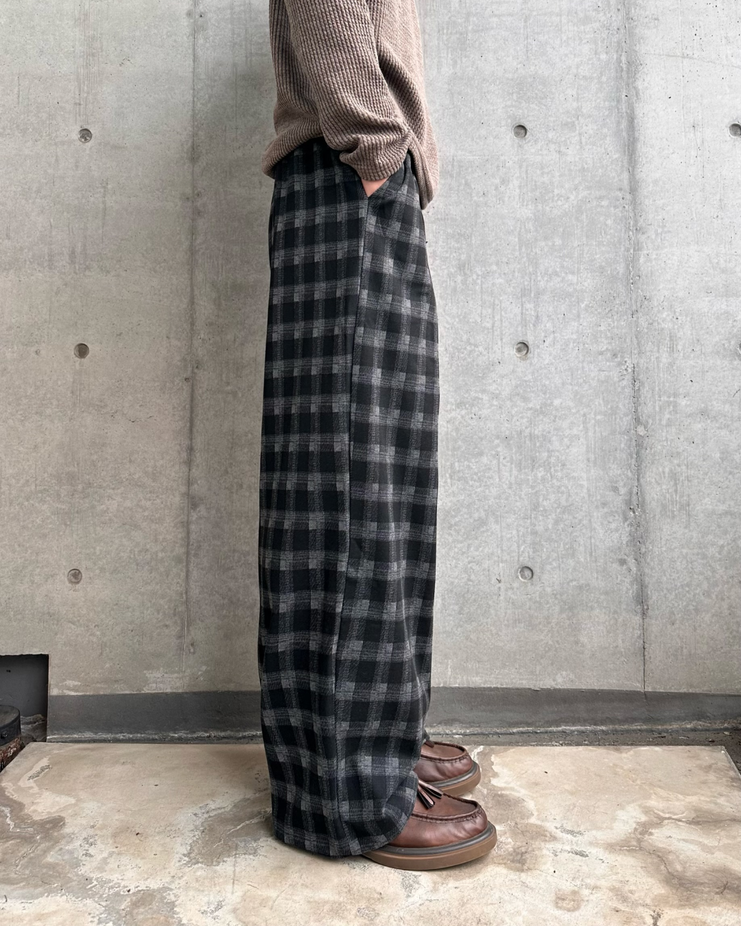 ワイドタックチェックパンツ WR0069 – YOLO(ヨロ)|ファッション通販 ワイドタックチェックパンツ WR0069 – YOLO(ヨロ)|ファッション通販
