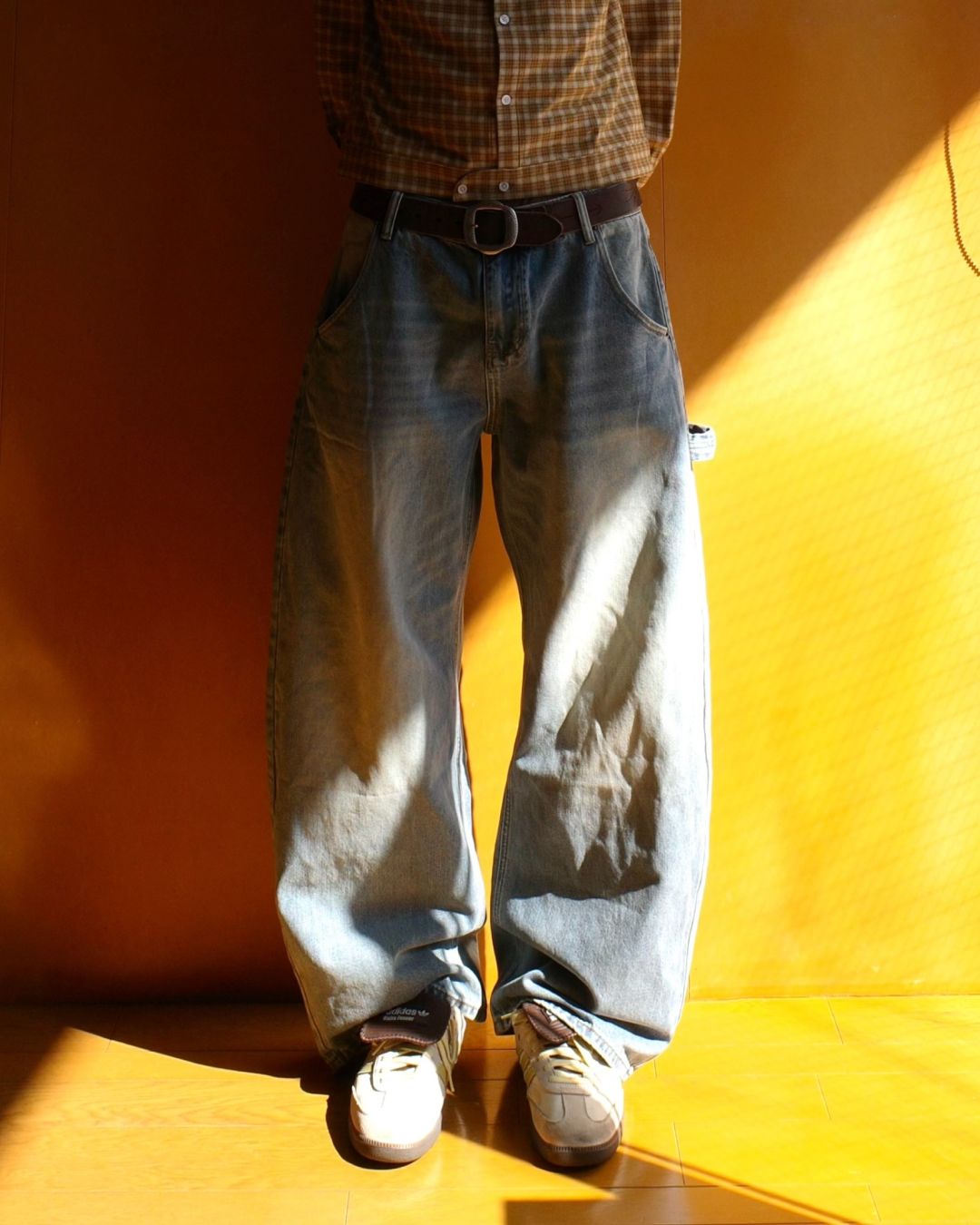 【即納】バレルレッグペインターデニムパンツ WR5005