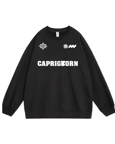 Printed black sweatshirt Y0028