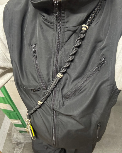 Multi-zip pocket vest Y0072