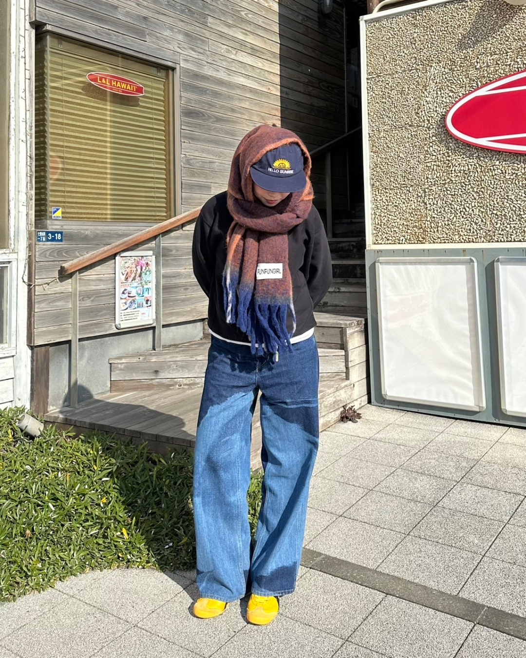 デザインビックマフラー Y0136