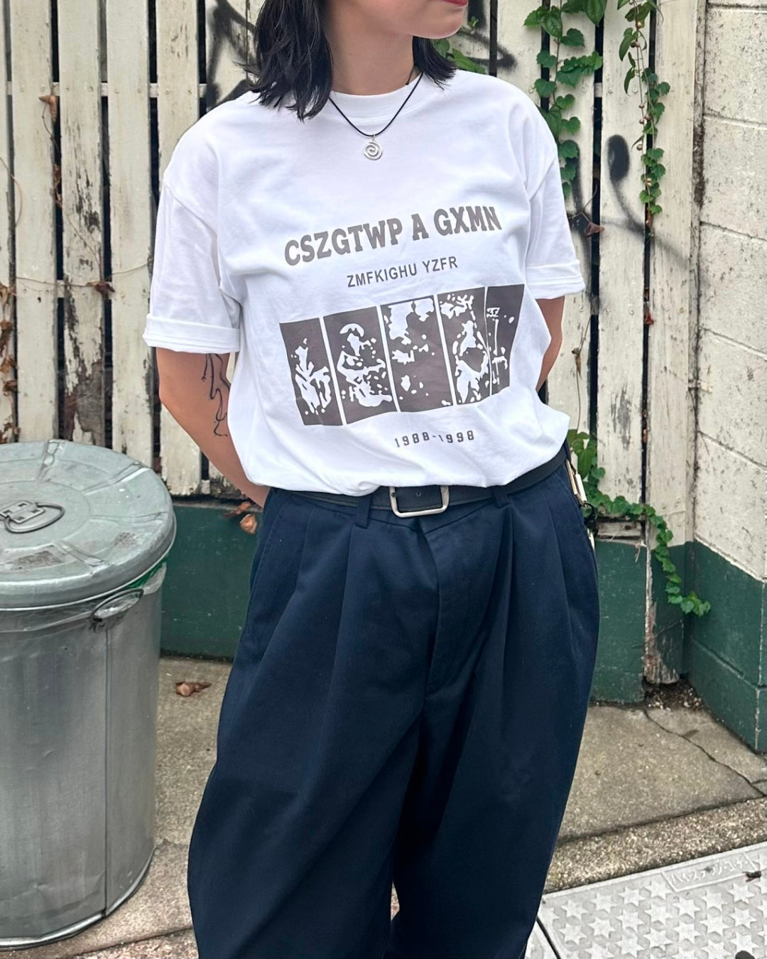 アメリカンストリートプリントTシャツ
Y1604