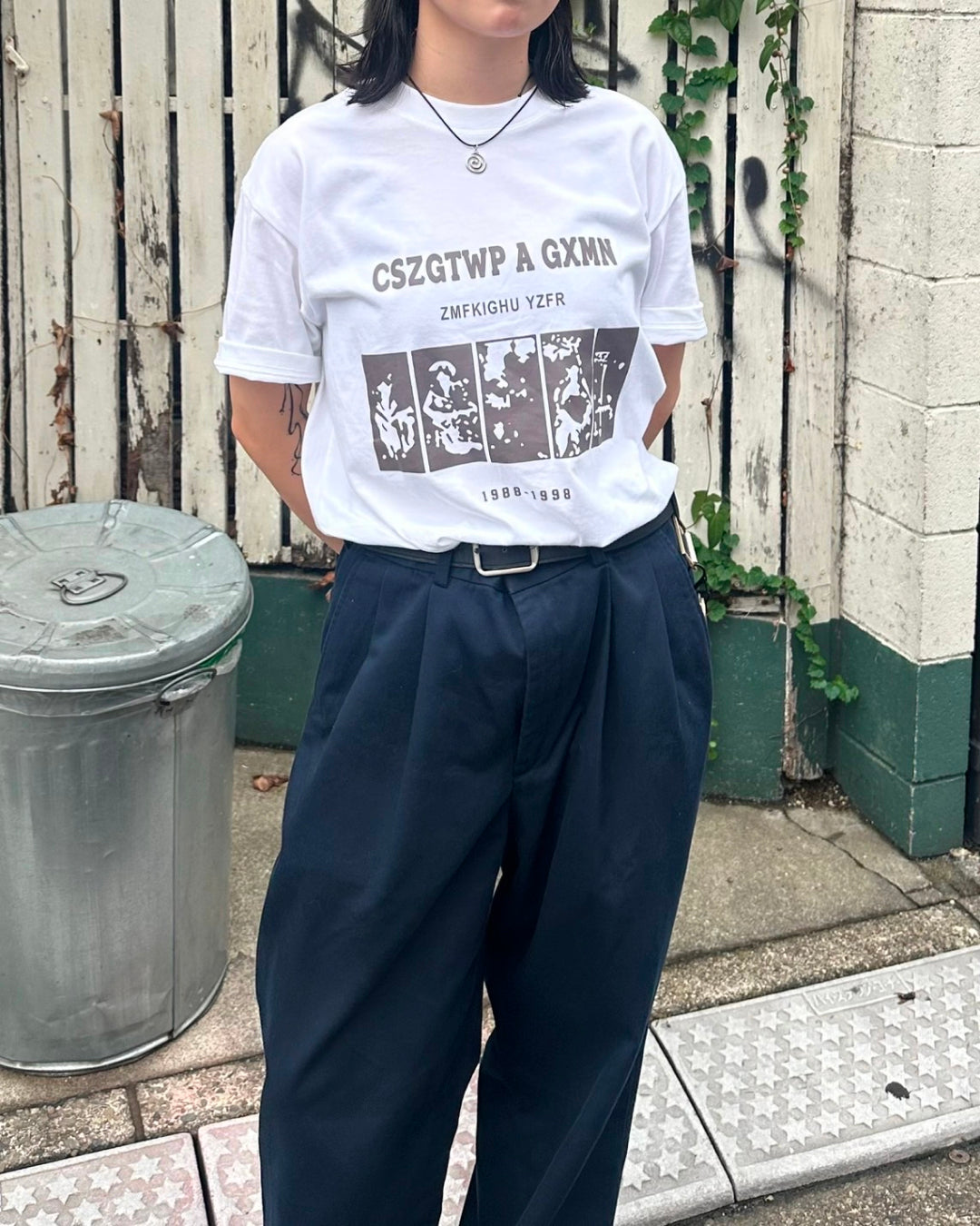 アメリカンストリートプリントTシャツ
Y1604