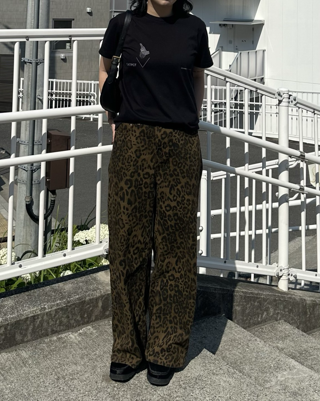 ブラウンカジュアルレオパードパンツ Y1608 – YOLO(ヨロ ブラウンカジュアルレオパードパンツ Y1608 – YOLO(ヨロ