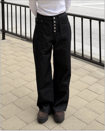 ボタンフライバルーンシルエットデニムパンツ
Y1732