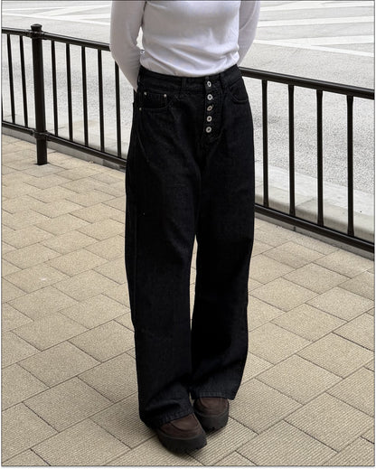 ボタンフライバルーンシルエットデニムパンツ
Y1732