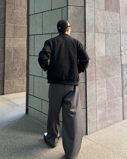 ミニマルジップショートブルゾン TK0046