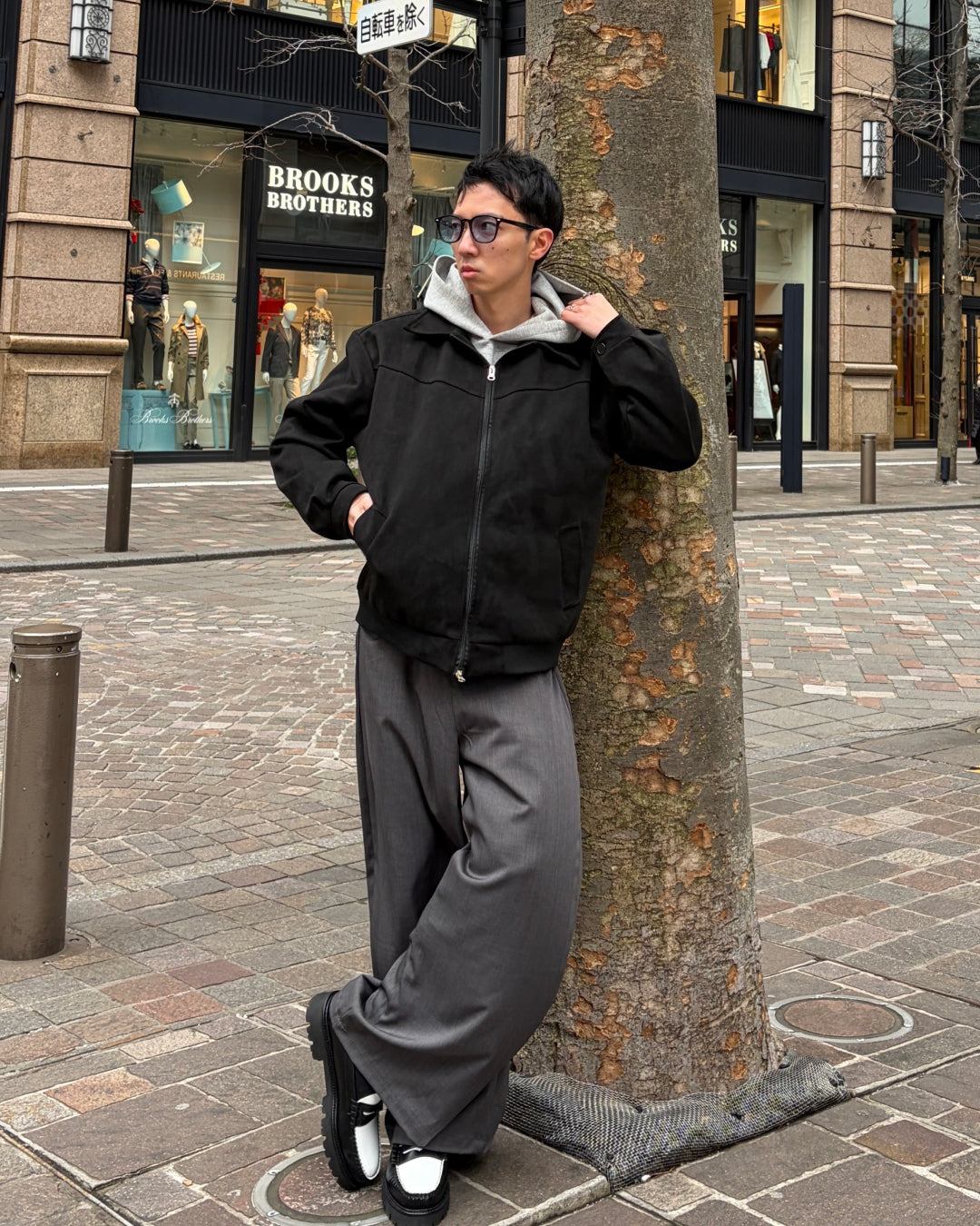 ミニマルジップショートブルゾン TK0046