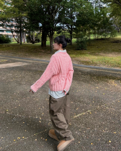 プルオーバーVネックニット YN0025