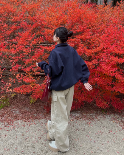 オーバーサイズポロスウェット YN0040