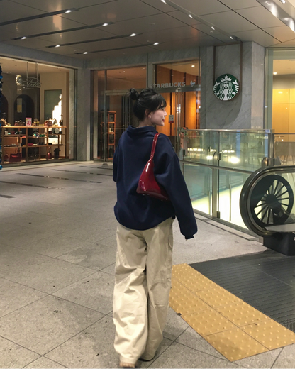 オーバーサイズポロスウェット YN0040