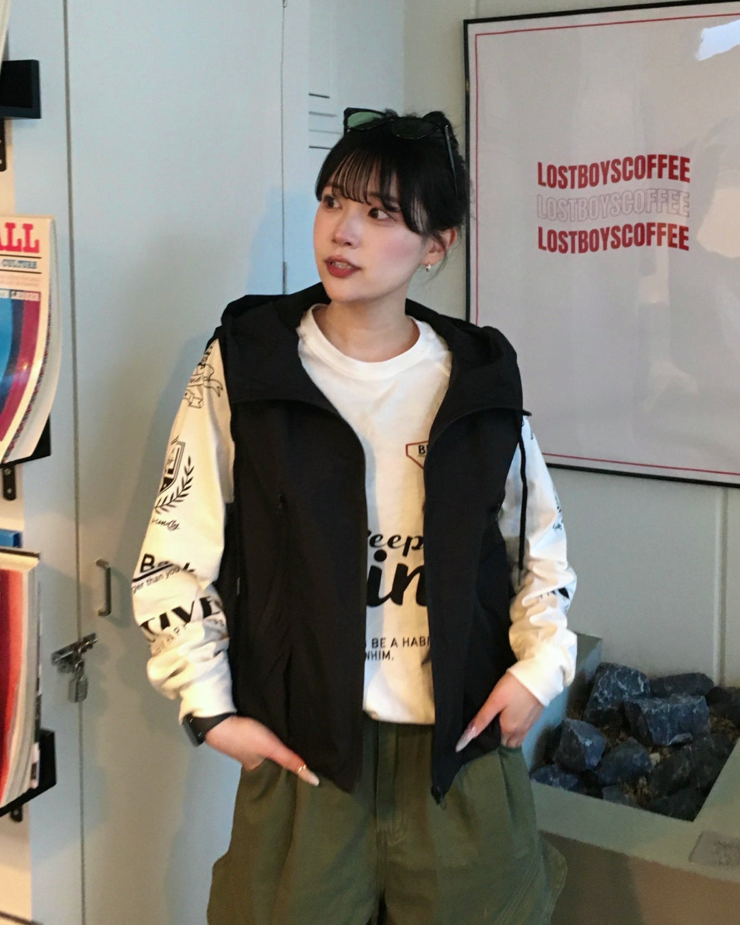 テックナイロンマルチポケットベスト YN0083