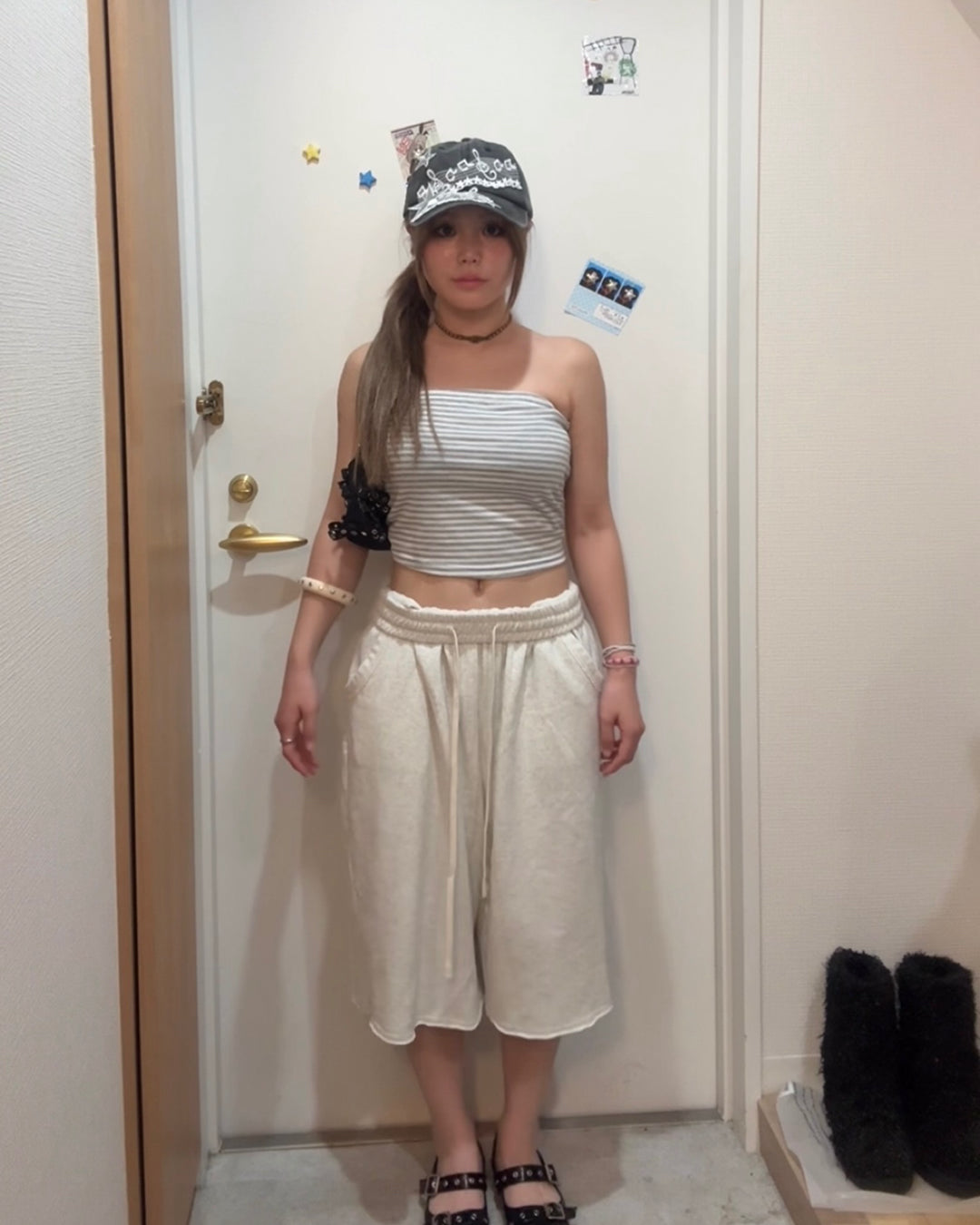 リラックススウェットハーフパンツ YP0085