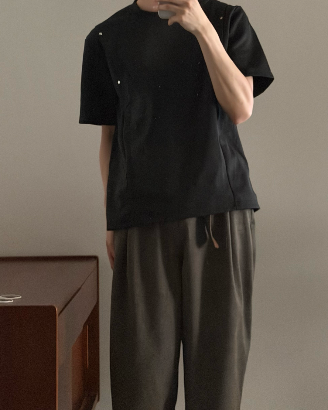 【7/10 18時販売開始】リベットアクセントショートスリーブカットソーYQ0089