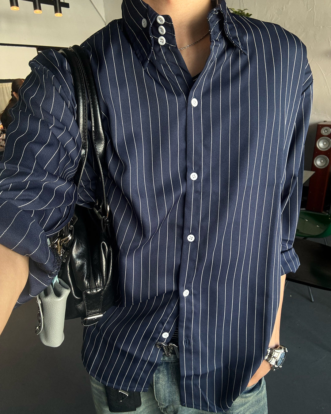 ハイネックストライプシャツ HS0267 – YOLO（ヨロ）｜ファッション通販