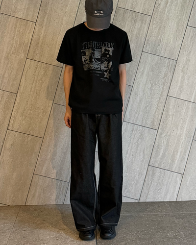 【7/10 18時販売開始】ノイズグラフィックTシャツYQ0101