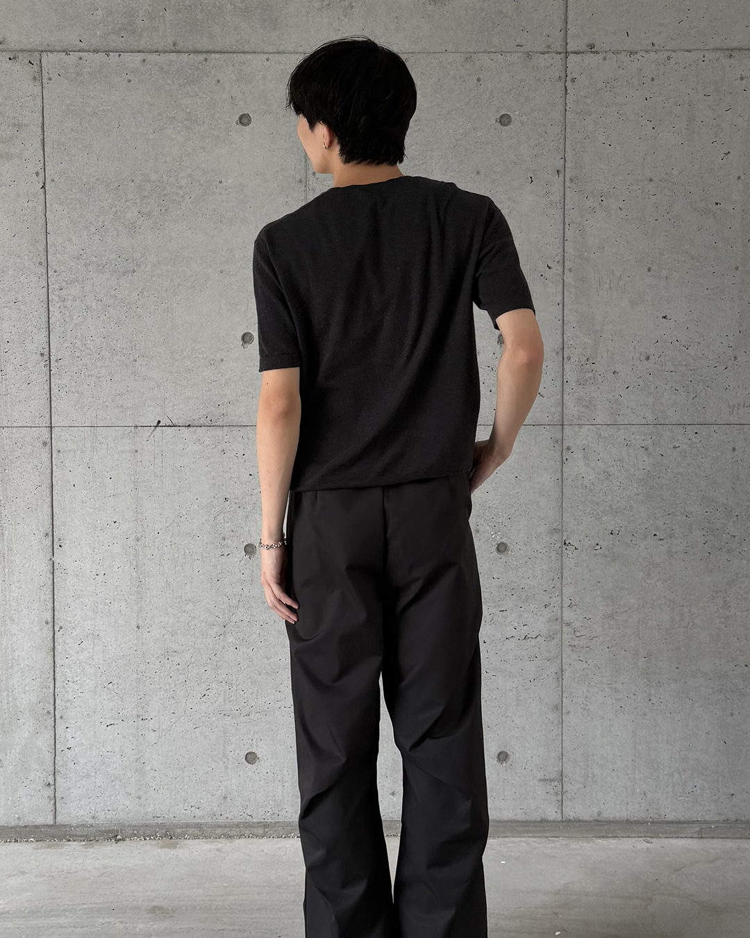 マイクロフレアプリーツパンツ YQ0110
