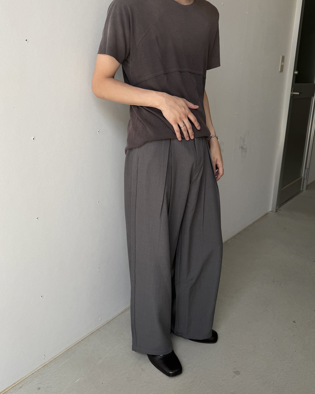 ワイドAラインスラックス YQ0120