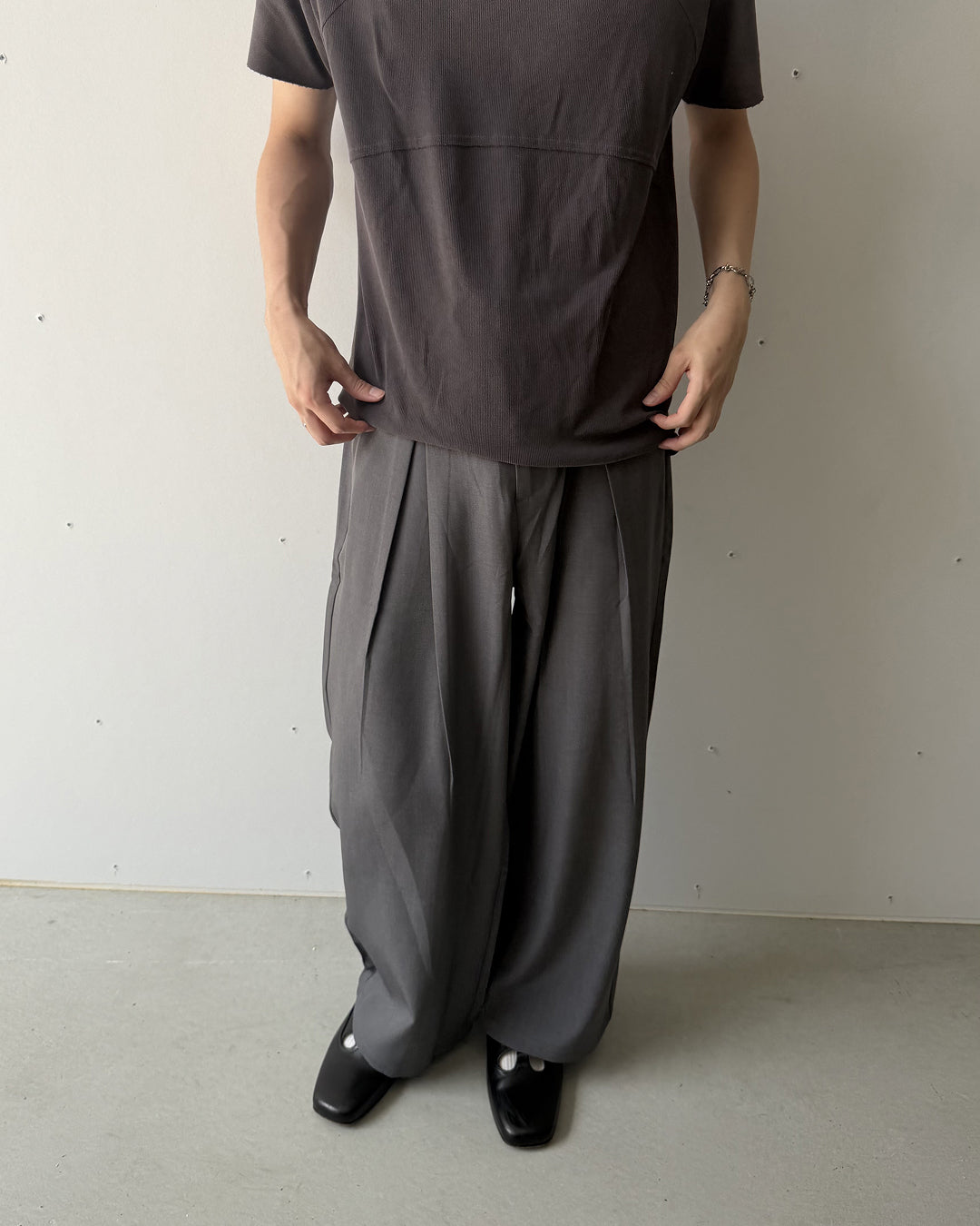 ワイドAラインスラックス YQ0120