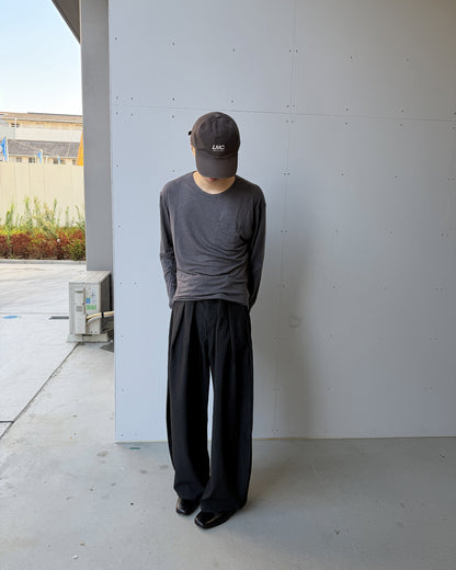 プリーツストライプパンツ YQ0123