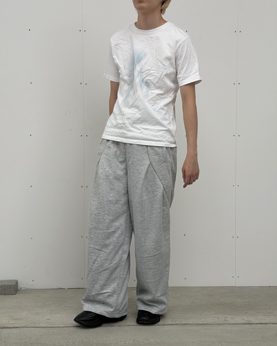 ストラクチャードカットスウェットパンツ YQ0125