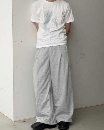 ストラクチャードカットスウェットパンツ YQ0125