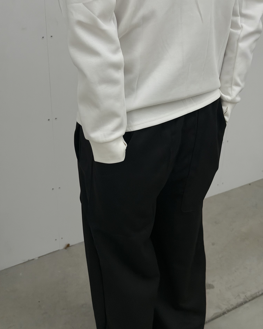 ストラクチャードカットスウェットパンツ YQ0125